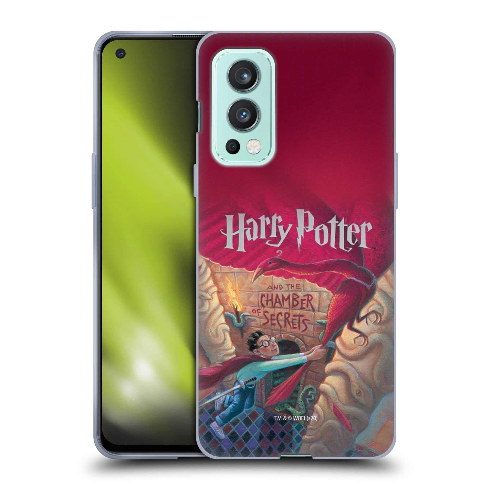 Head Case Designs Harry Potter Chamber of Secrets Soft Gel Case for OnePlus Nord 2 5G - Officially Licensed Literary Covers - Perfect for Daily Use & Fan Gifts