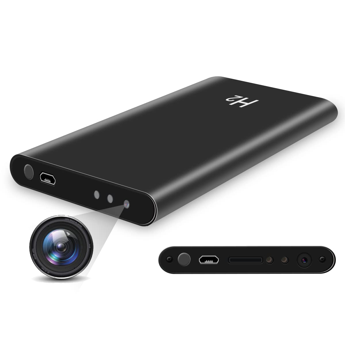 Spy Hidden Camera Power Bank - 1080P HD Night Vision Security Camera with 5000mAh Portable Charger | Mini Nanny Cam for Home & Office Surveillance | No WiFi Needed | Ideal for Covert Monitoring, Travel Security & Child Safety