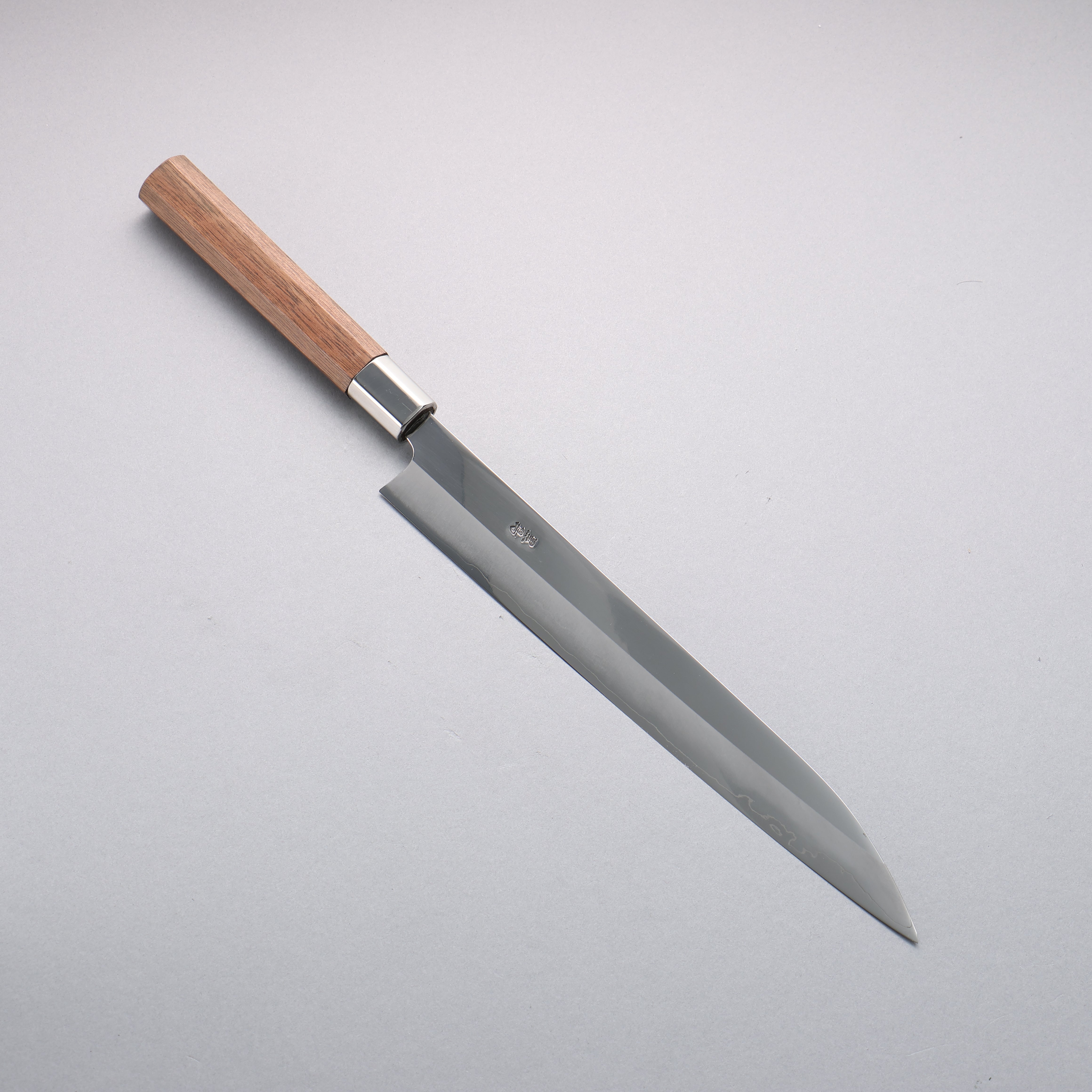 Premium Kurotori Sujihiki Knife 270mm - Japanese Silver Steel No.3 Migaki Finish with Walnut Handle - Perfect for Slicing Sashimi, Roasts & Delicate Proteins