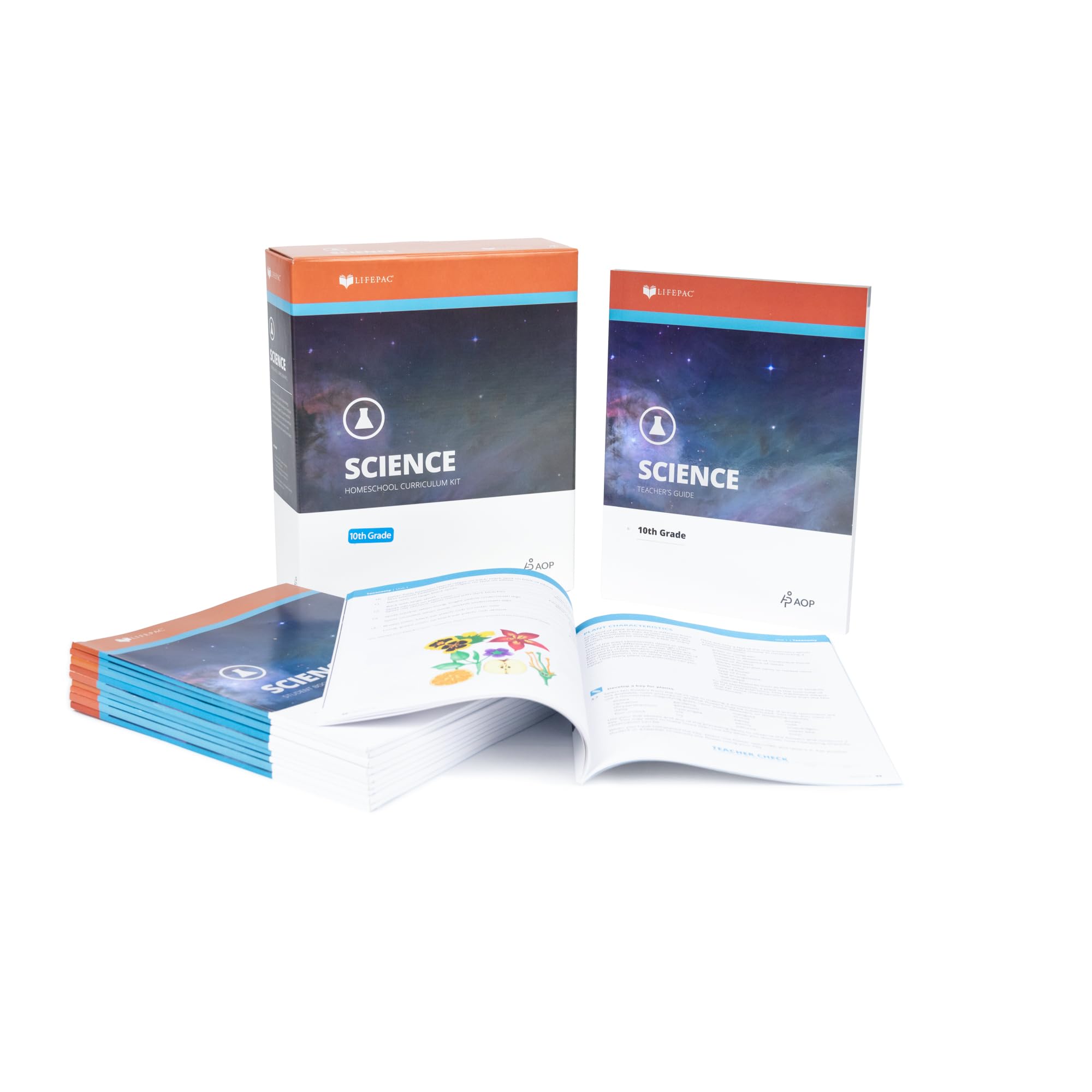 LIFEPAC Biology Complete Homeschool Curriculum Set - High School Science Program for Grades 9-12 - Perfect for Homeschooling & Self-Study Learning