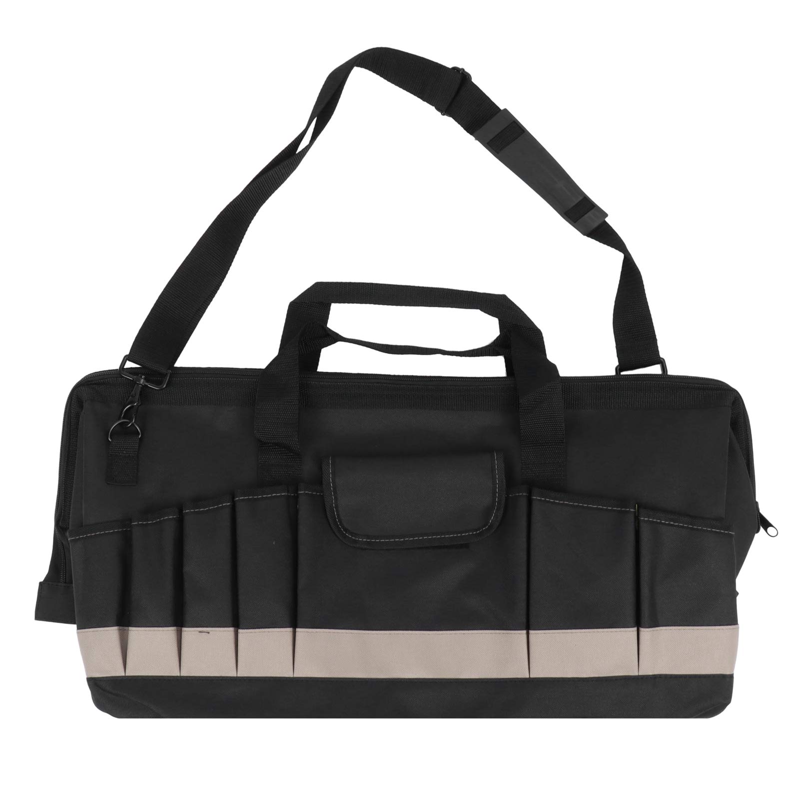 **Atyhao Heavy Duty Garden Tool Storage Bag with 32 Pockets - Durable Multi-Functional Hardware Tool Organizer Pouch for Gardening, Landscaping & DIY Projects - Perfect for Outdoor Work & Tool Storage (Black)**