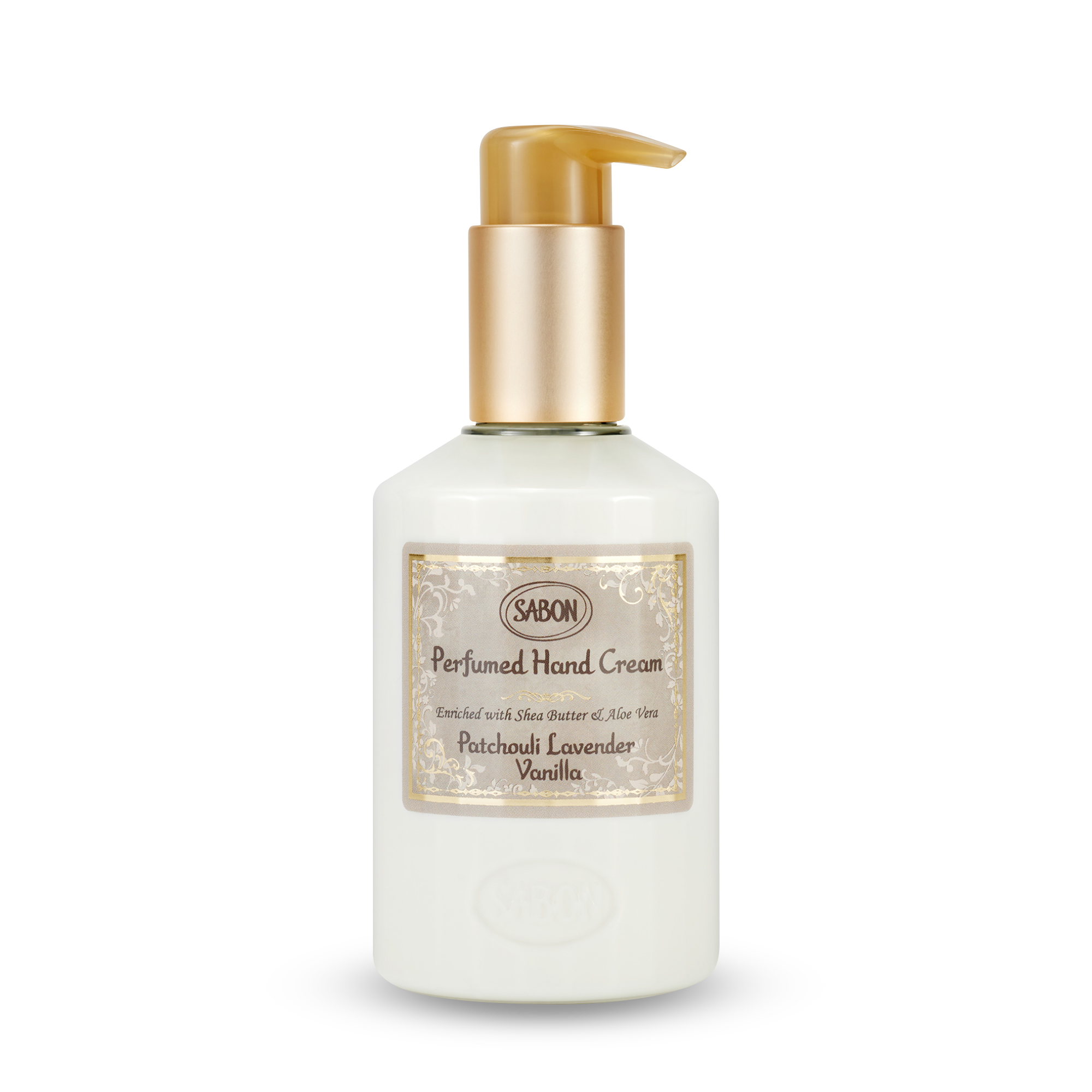 Natural Perfumed Hand Cream with Patchouli, Lavender & Vanilla - 200mL Moisturizing Lotion for Dry Skin - Perfect for Office, Travel & Gift Giving
