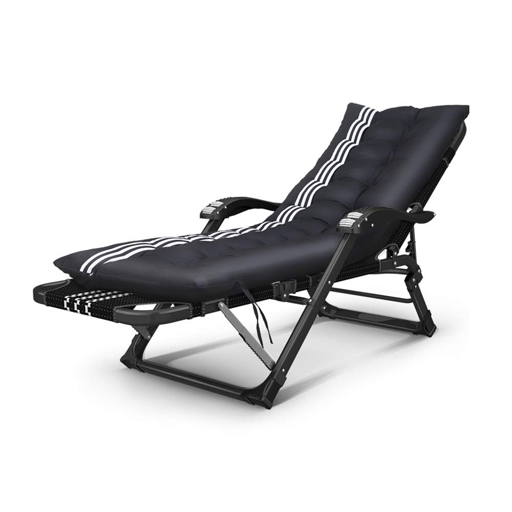 GWDJ 15-Speed Folding Recliner Chair - Adjustable Indoor Lounge Chair for Office, Balcony & Sun Lounging | Perfect for Relaxation, Napping & Reading | Space-Saving Design for Small Spaces