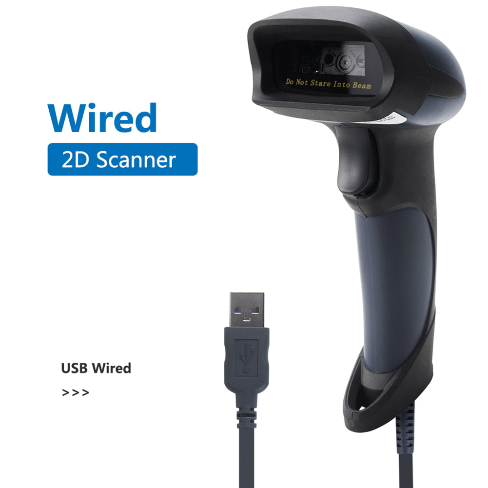 M5 2D USB Barcode Scanner - High-Speed QR Code Reader for Retail, Warehouse & Inventory Management | Plug-and-Play USB Connection for POS Systems, Shipping & Logistics