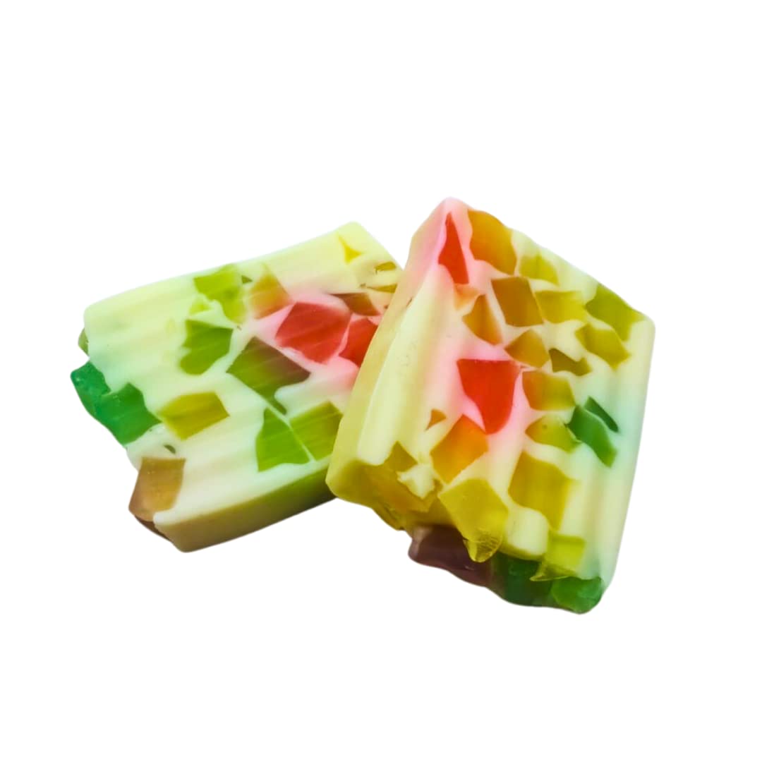 Handmade Aesthetic Fruit Cream Soap with Camel Milk & Cashmere Rose Fragrance | 110-120g Moisturizing Bar Soap for Dry Skin | Perfect for Spa Day, Gift Sets & Luxury Bath Time