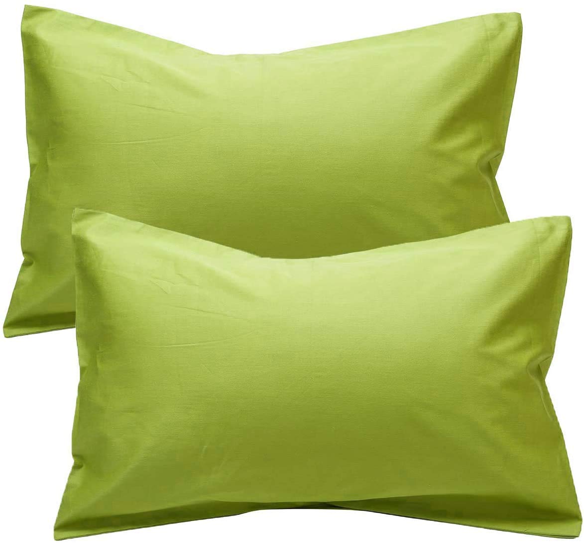 Luxury Egyptian Cotton Pillow Covers - 650 Thread Count, 2-Piece Set, 12