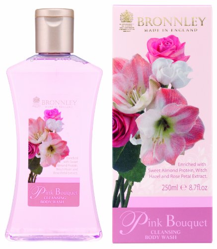 Bronnley Pink Bouquet Body Wash 250ml/8.7oz - Floral Scented Shower Gel for Soft Skin | Perfect for Daily Bathing & Relaxing Spa Days