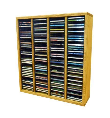 The Wood Shed 409-2 Clear CD Cabinet - Organize & Display Your Music Collection - Perfect for Living Rooms, Home Theaters & Office Spaces