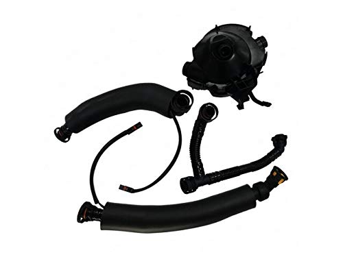BMW 325i Crankcase Breather Hose Kit (2004-2006) - OEM Replacement Part - Improve Engine Performance & Reduce Oil Leaks - Perfect for DIY Car Maintenance & BMW Repair