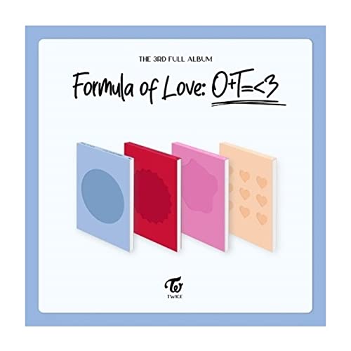 TWICE Formula of Love: O+T=<3 3rd Album (STUDY ABOUT LOVE Ver) - K-Pop CD with Photobook, Index Photo Paper, Scientist ID Cards, DIY Sticker & Scratch Card | Perfect for K-Pop Collectors & TWICE Fans | Great Gift for Birthdays & Special Occasions