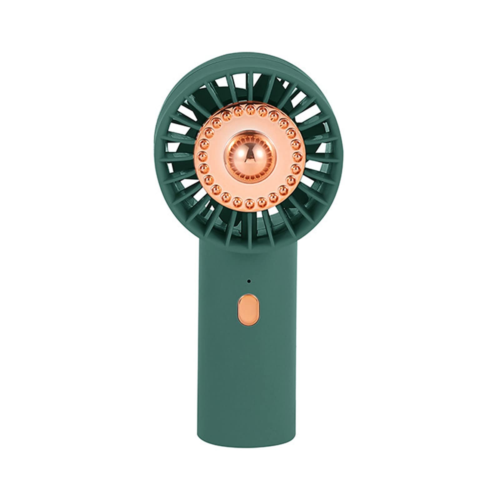 Portable Handheld Fan with 3 Speed Settings, Color Ambient Light - Strong & Quiet Cooling for Home, Office, Desk, Bedroom & Outdoor Use