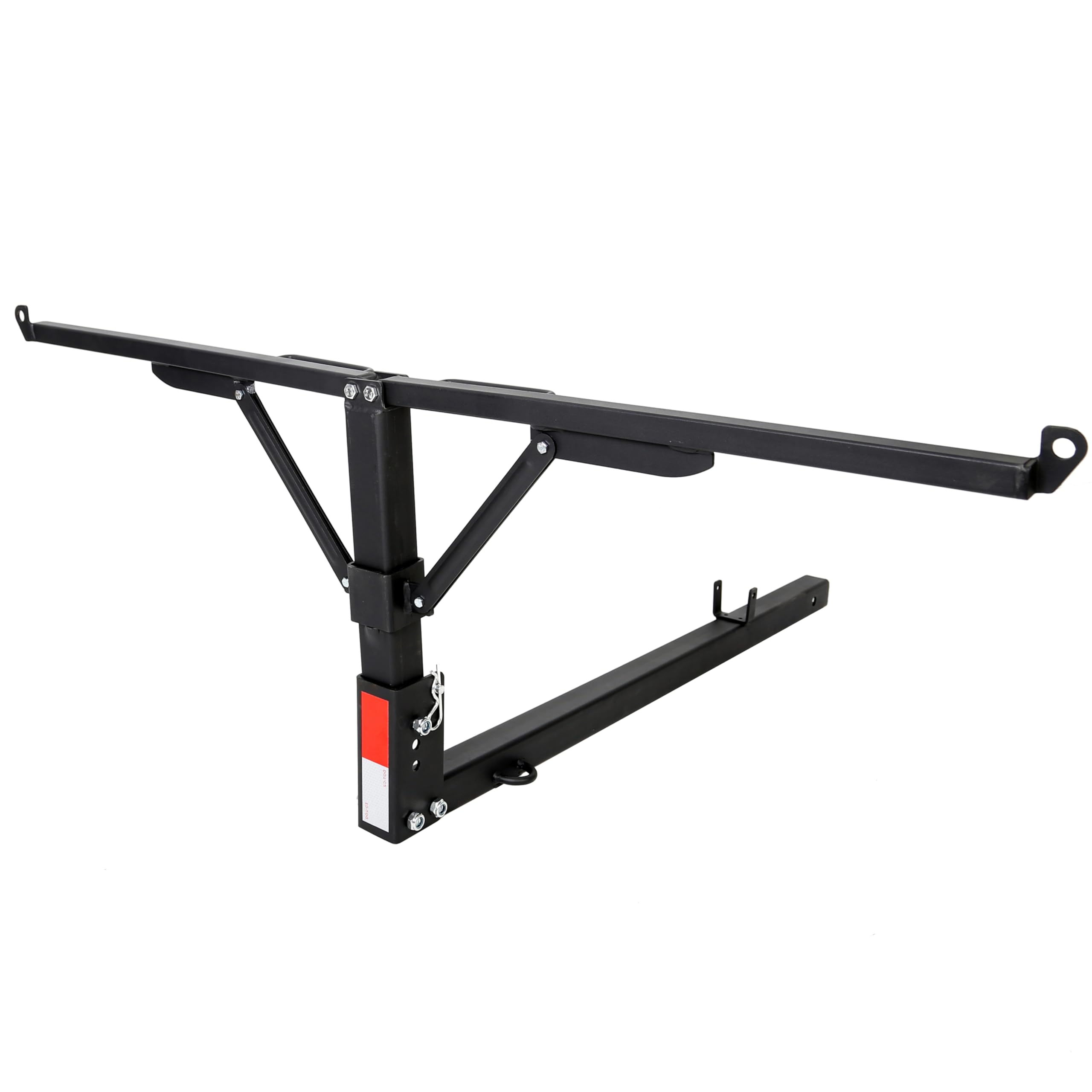 Heavy Duty Foldable Truck Bed Extender - 400lb Capacity Hitch Mount Steel Extension for Ladder, Canoe, Kayak, Pipes & Lumber | Perfect for Hauling Long Items & Outdoor Adventures
