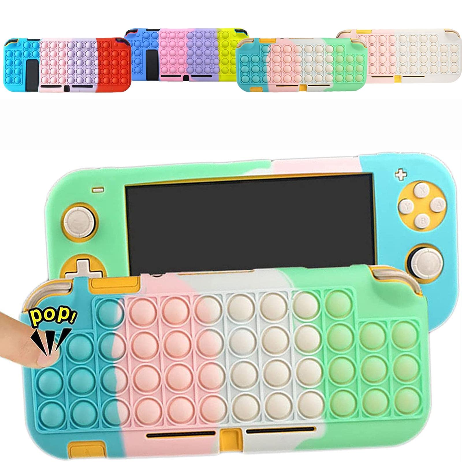 Premium Silicone Case for Nintendo Switch Lite - Lightweight, Anti-Slip, Shockproof & Scratch-Resistant Protection Cover - Perfect for Gaming On-The-Go, Travel & Everyday Use