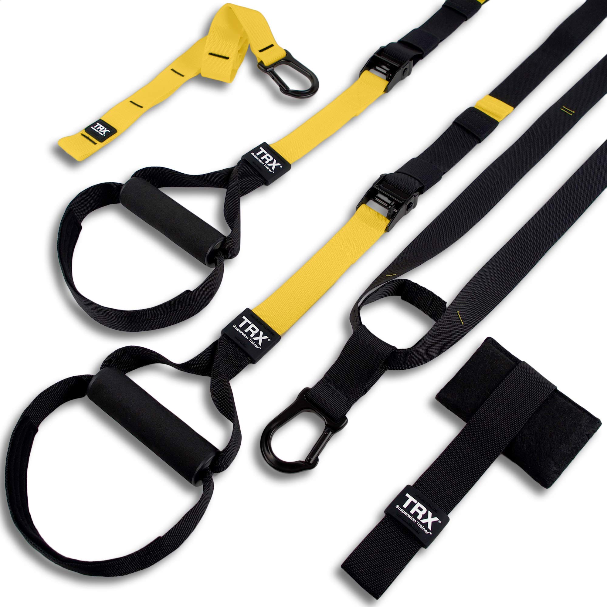TRX All-in-One Suspension Trainer System for Full Body Workout - Professional Home Gym Equipment with TRX Training Club Access | Perfect for Strength Training, Yoga & Fitness Enthusiasts at Home, Office or Travel