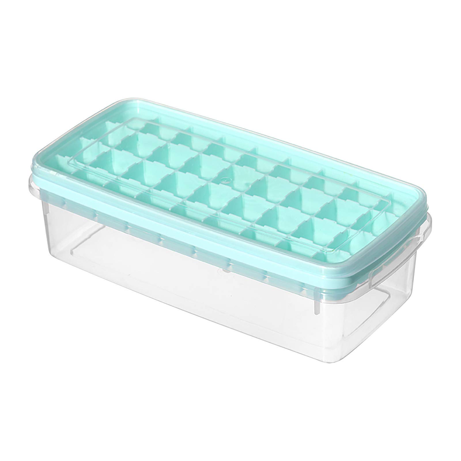 Premium Silicone Ice Cube Tray with Lid - BPA Free, Flexible & Durable for Easy Ice Making - Perfect for Cocktails, Smoothies, and Summer Drinks at Home or Parties