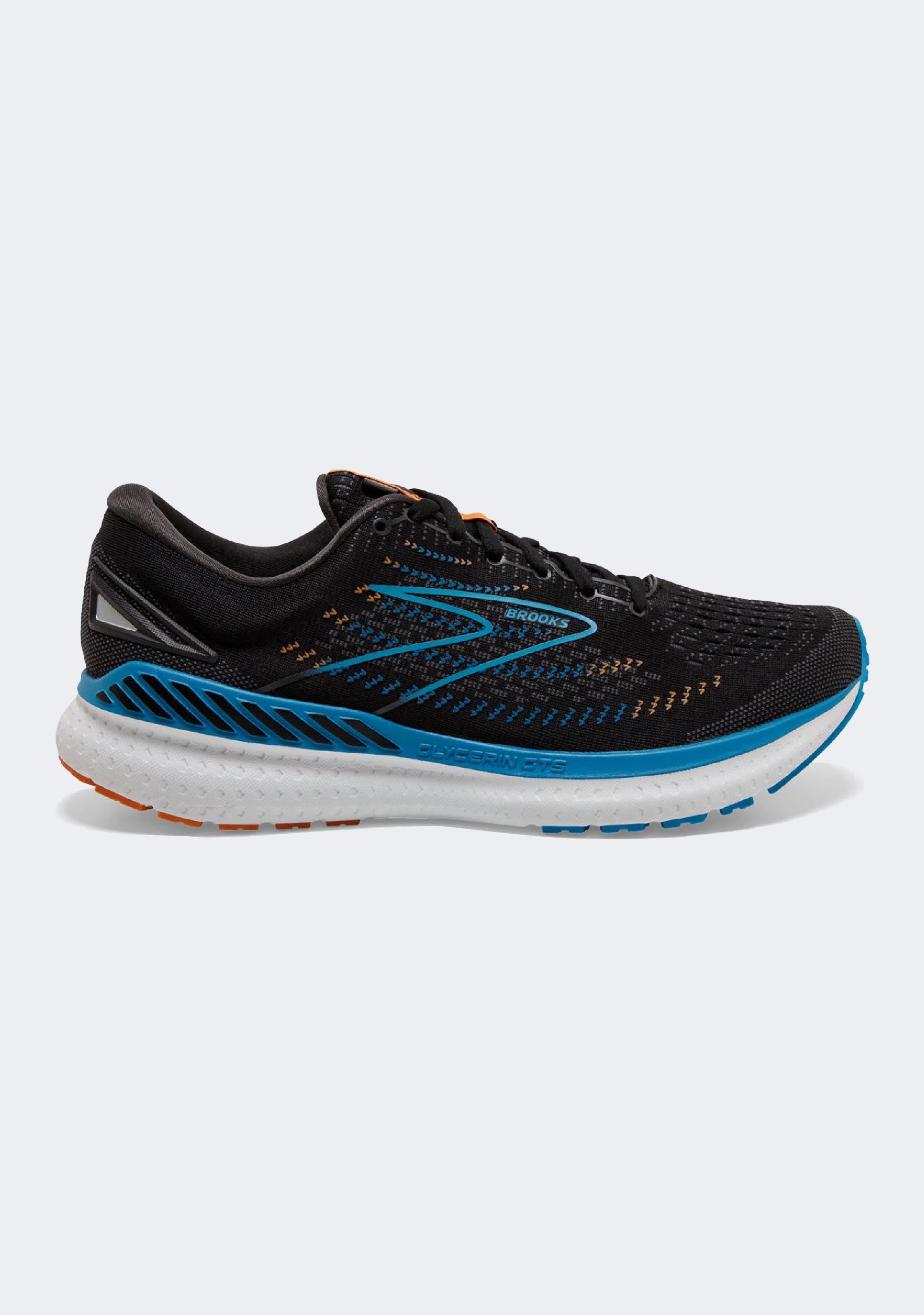 Brooks Men's Glycerin GTS 19 Running Shoes - Premium Cushioned Support for Neutral Runners - Perfect for Marathon Training & Daily Jogging