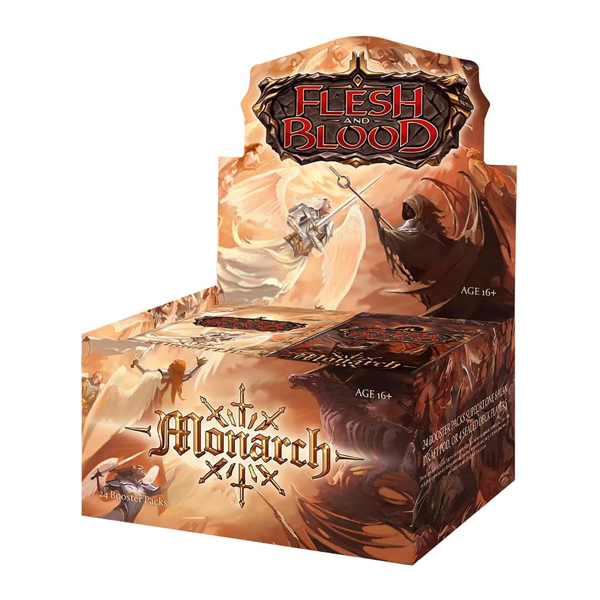 Legend Story Studios Flesh & Blood TCG Monarch First Edition Booster Display Box - 24 Packs for Collectors & Players | Perfect for TCG Tournaments, Game Nights & Card Trading
