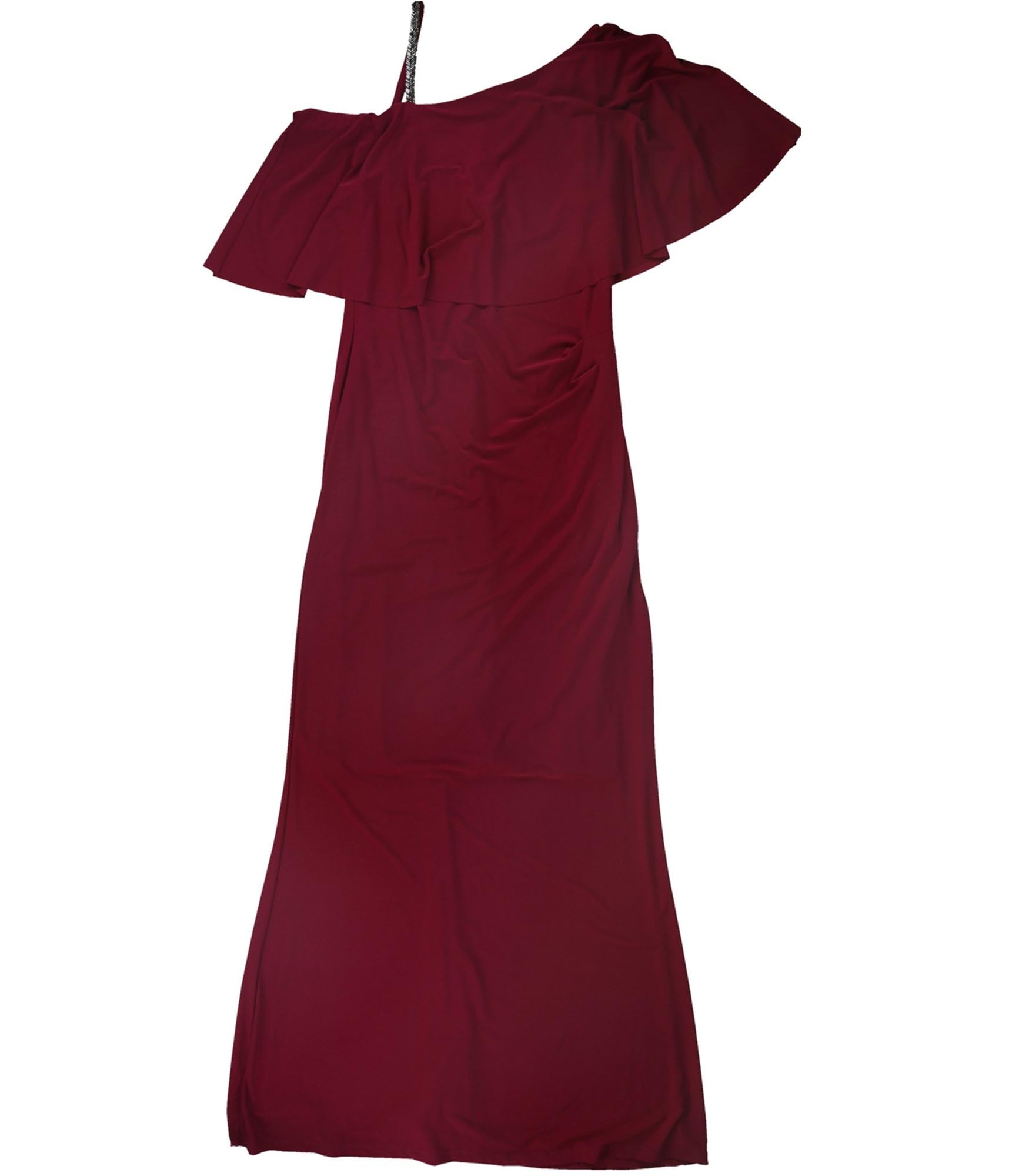 Ralph Lauren Women's Purple Overlay Gown Maxi Dress Size 8 - Elegant Formal Evening Wear for Weddings, Parties & Special Occasions