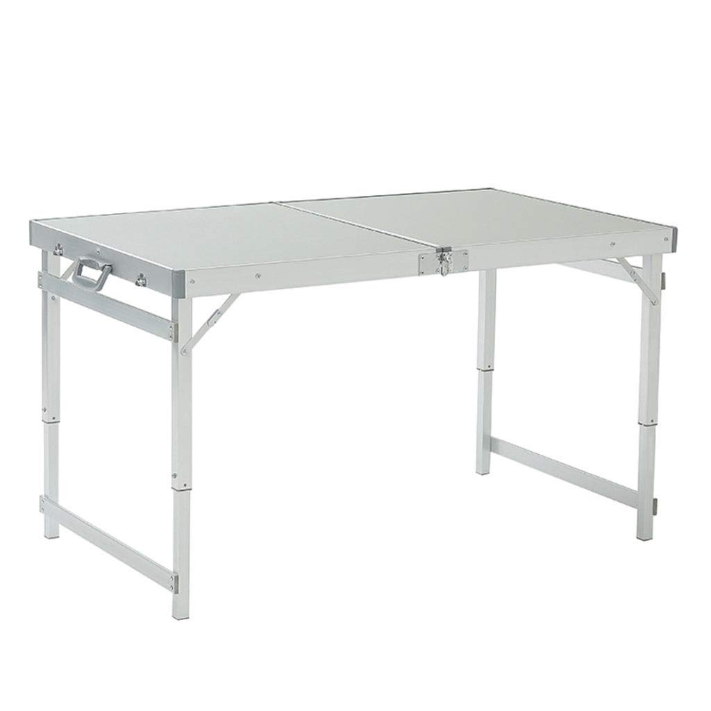 Portable Aluminum Folding Side Table - Adjustable Camping, Outdoor, BBQ Tray Desk for Sofa, Patio, Picnic & Travel (Size A) - Lightweight & Compact for Easy Transport & Storage