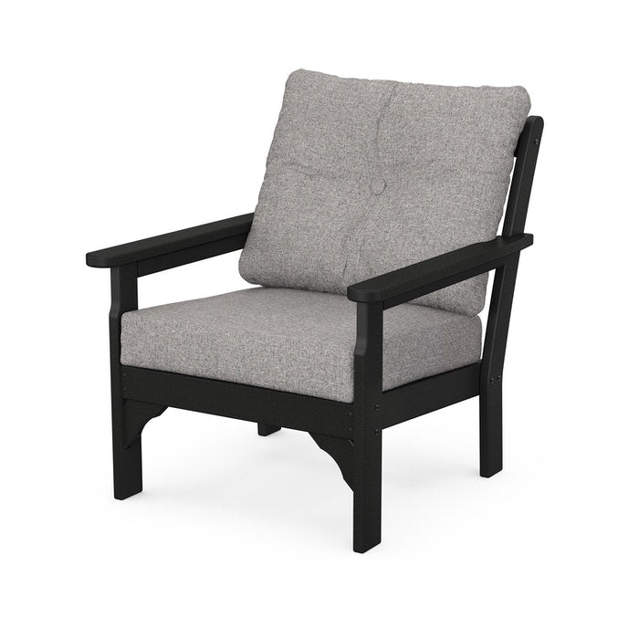 POLYWOOD Vineyard Deep Seating Chair - Weather-Resistant Outdoor Furniture for Patio, Garden & Poolside Relaxation