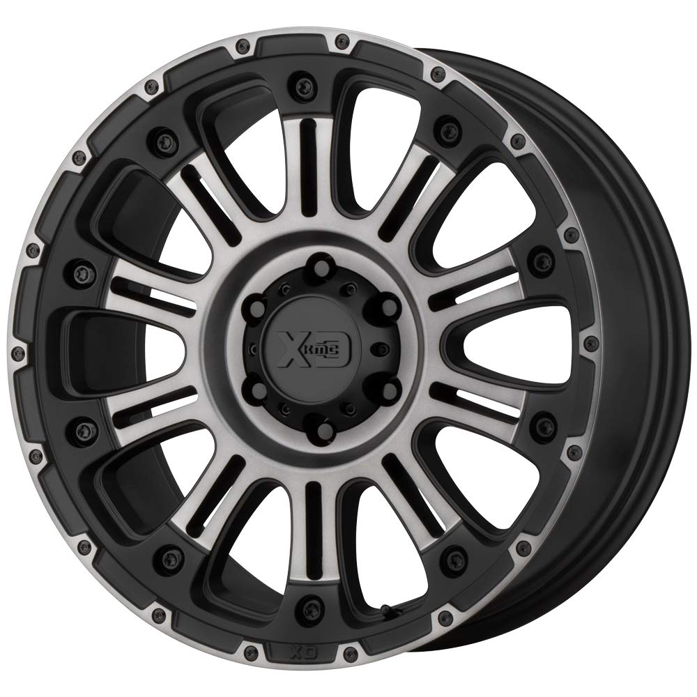 KMC XD829 HOSS II 20x9 Black Wheels - 5x72mm Bolt Pattern, -12mm Offset | Rugged Off-Road & Truck Rims for Jeep Wrangler, Ford F-150, Chevy Silverado