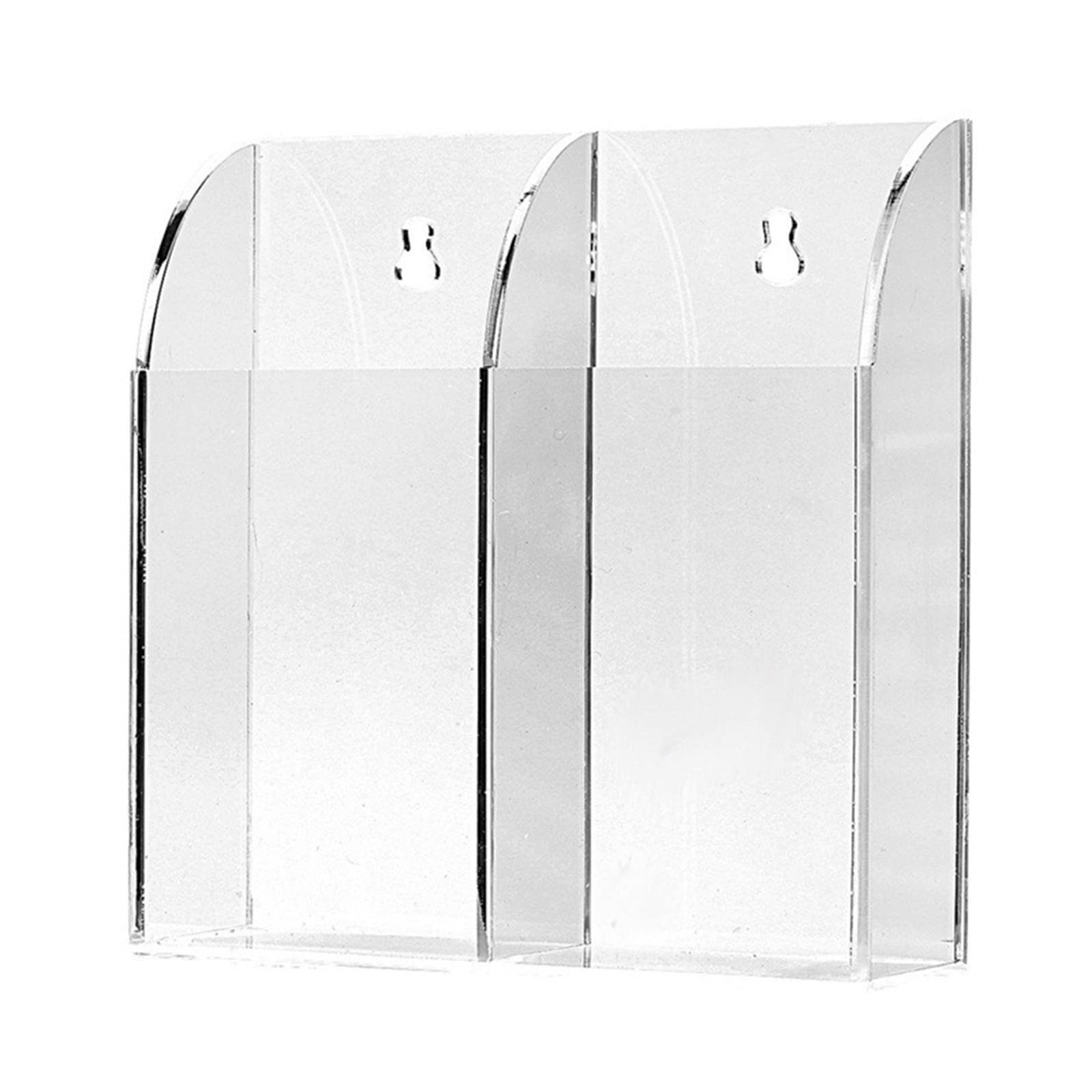 9#DF Acrylic TV Remote Control Holder - Wall Mount Organizer for Air Conditioner & TV Remotes | Perfect for Living Room, Bedroom & Home Theater Organization