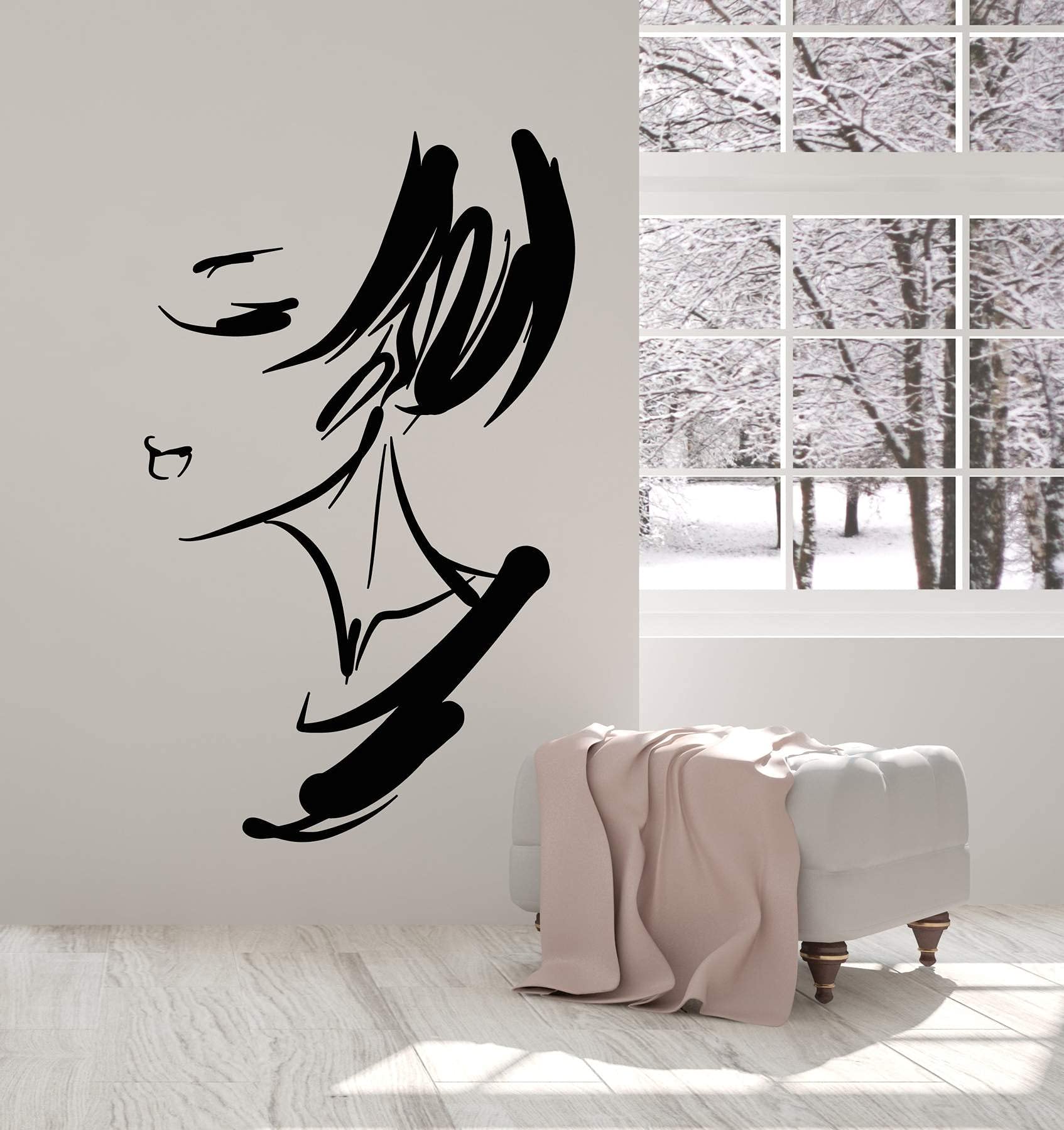 VVWV Stylish Wall Decals for Salon & Spa - 35x50cm Haircut, Beauty, Barber, Nail Art Quotes - Perfect for Hairdresser Shops, Massage Parlors & Makeup Studios