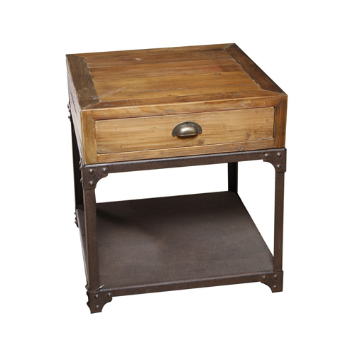 Modern Denver Bedside Table - Nightstand with Storage Drawer for Bedroom, Living Room, or Office - Compact & Stylish End Table for Small Spaces