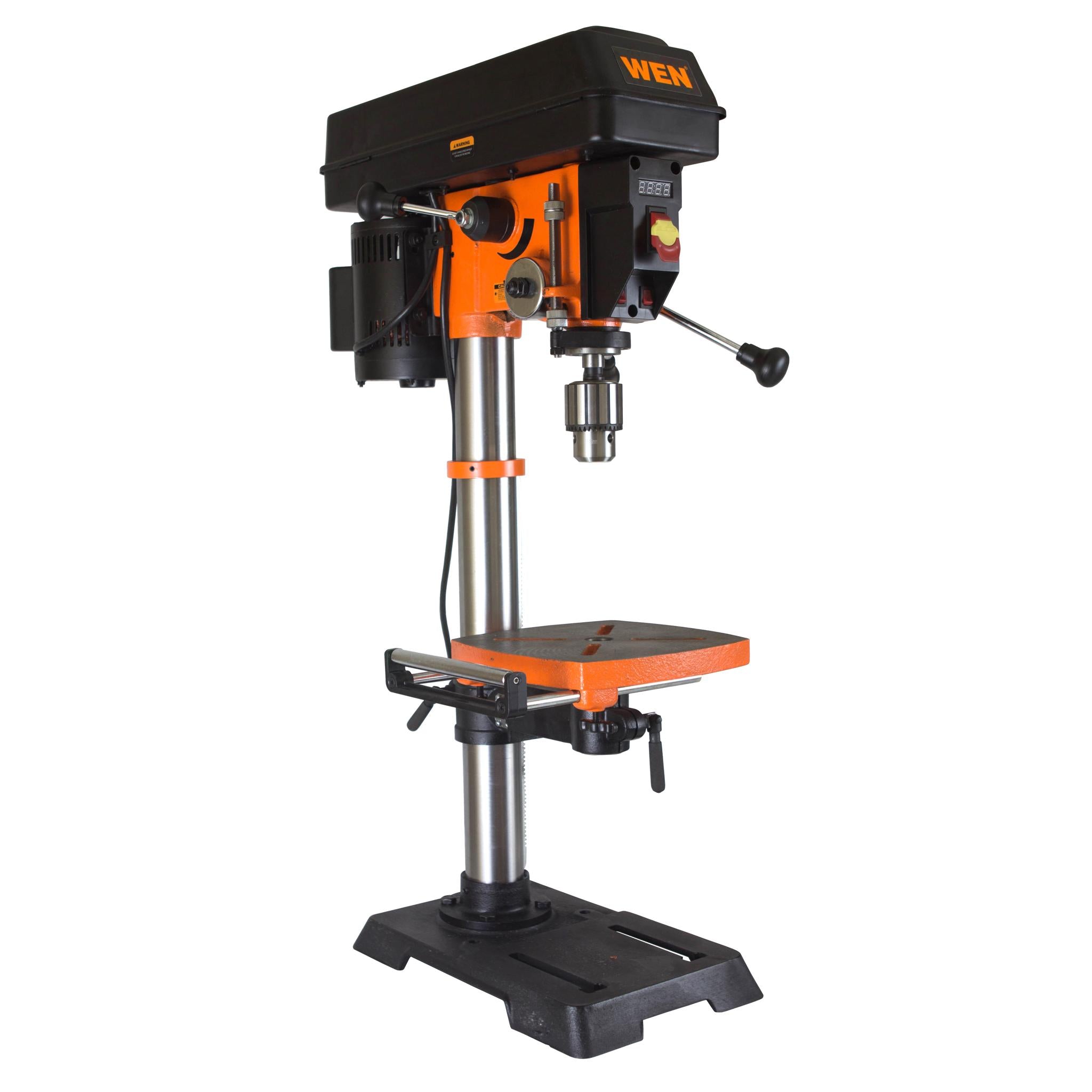 WEN DP1263V 12-Inch Benchtop Drill Press with 6.2 Amp Variable Speed Motor | Cast Iron Construction | Laser & LED Work Light | Perfect for Woodworking, Metal Drilling & DIY Projects