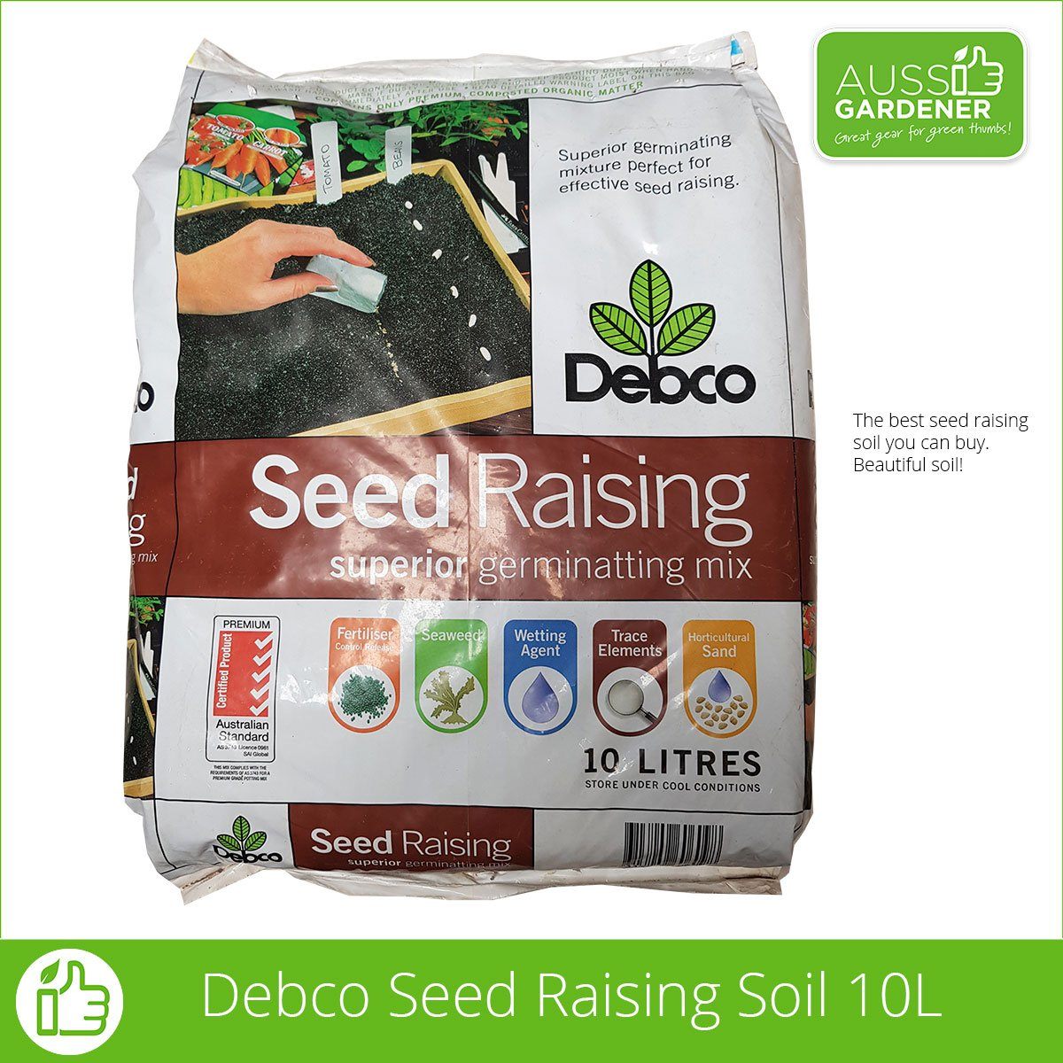 Premium Debco Seed Raising & Cuttings Soil Mix - Organic Potting Soil for Indoor Plants, Seedlings, and Propagation - Ideal for Home Gardening, Greenhouses, and Hydroponics