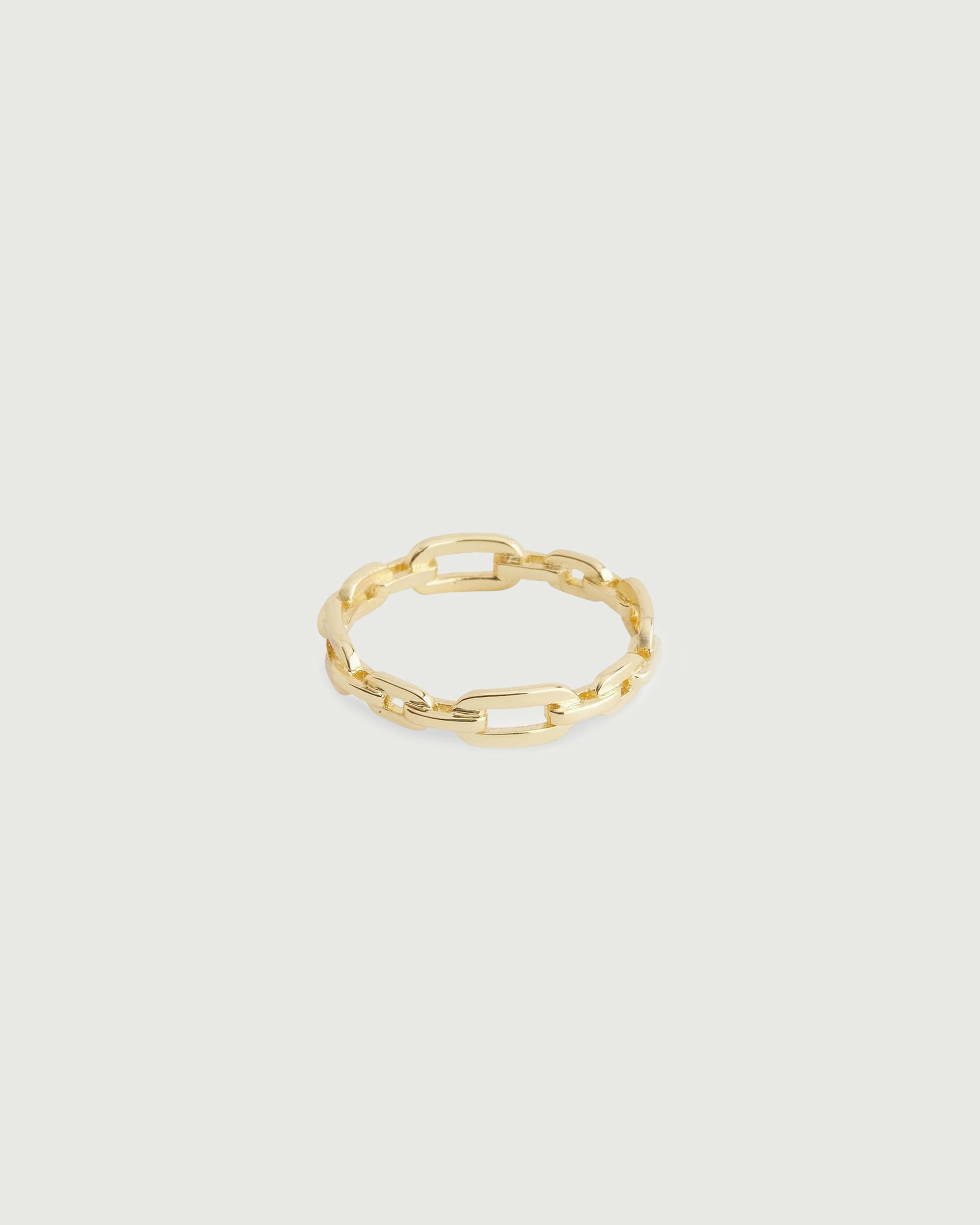 Link Ring in Gold - Elegant and Dainty Jewelry for Women | Perfect for Everyday Wear, Gifts, and Special Occasions