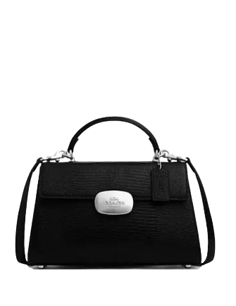 Coach Eliza Top Handle Bag for Women - Stylish Leather Crossbody Purse with Adjustable Strap, Perfect for Work, Travel & Everyday Use