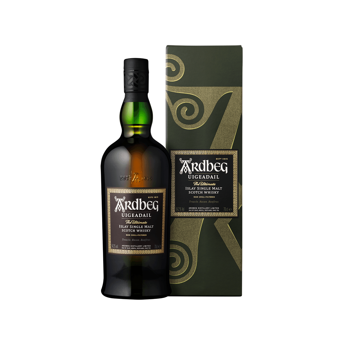 Ardbeg Uigeadail Single Malt Scotch Whisky NV (700ml) - Premium Islay Whisky for Gifting & Special Occasions