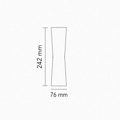 Modern Clessidra LED Lamp for Outdoor & Indoor Use - Perfect for Patio, Garden, Living Room, and Bedroom Lighting
