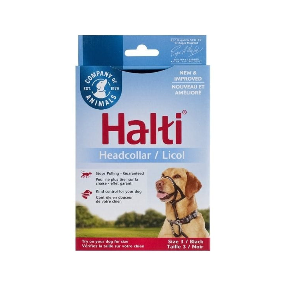 Halti Dog Headcollar - No-Pull Training Solution for Medium & Large Dogs | Gentle Control for Walking, Training & Behavior Correction | Perfect for Aggressive or Excitable Dogs
