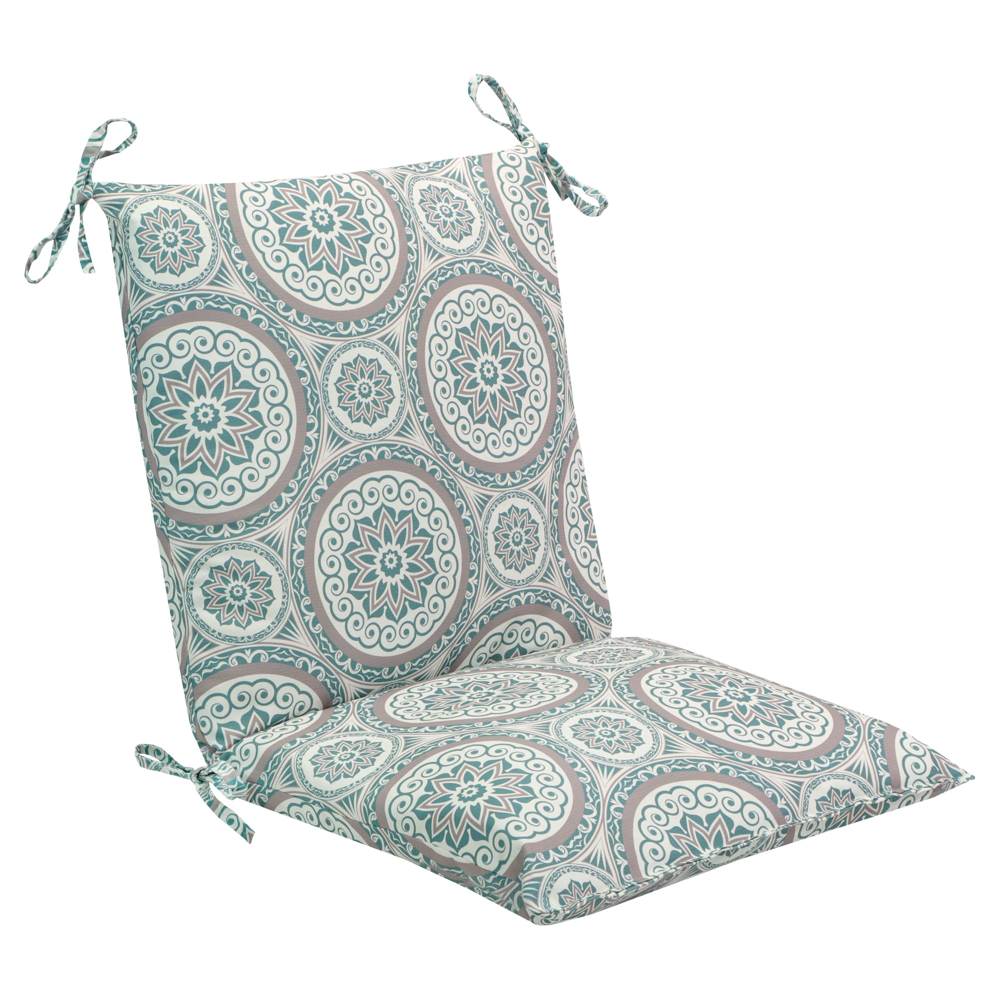 Outdoor Dining Chair Cushion - Passage Medallion for Patio Decor