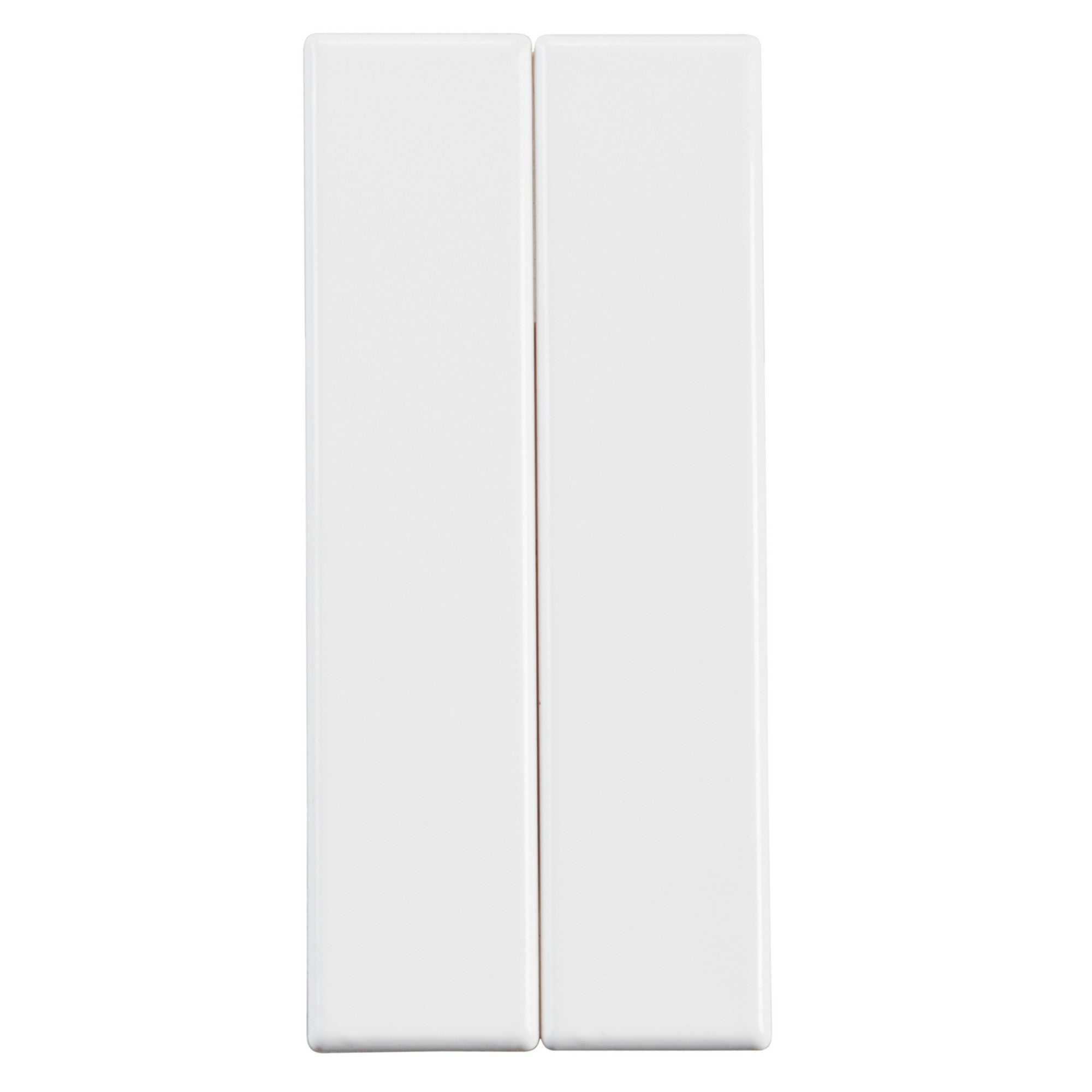 Half Size Blank Address Number Tiles - White Finish for House, Mailbox & Apartment Numbering