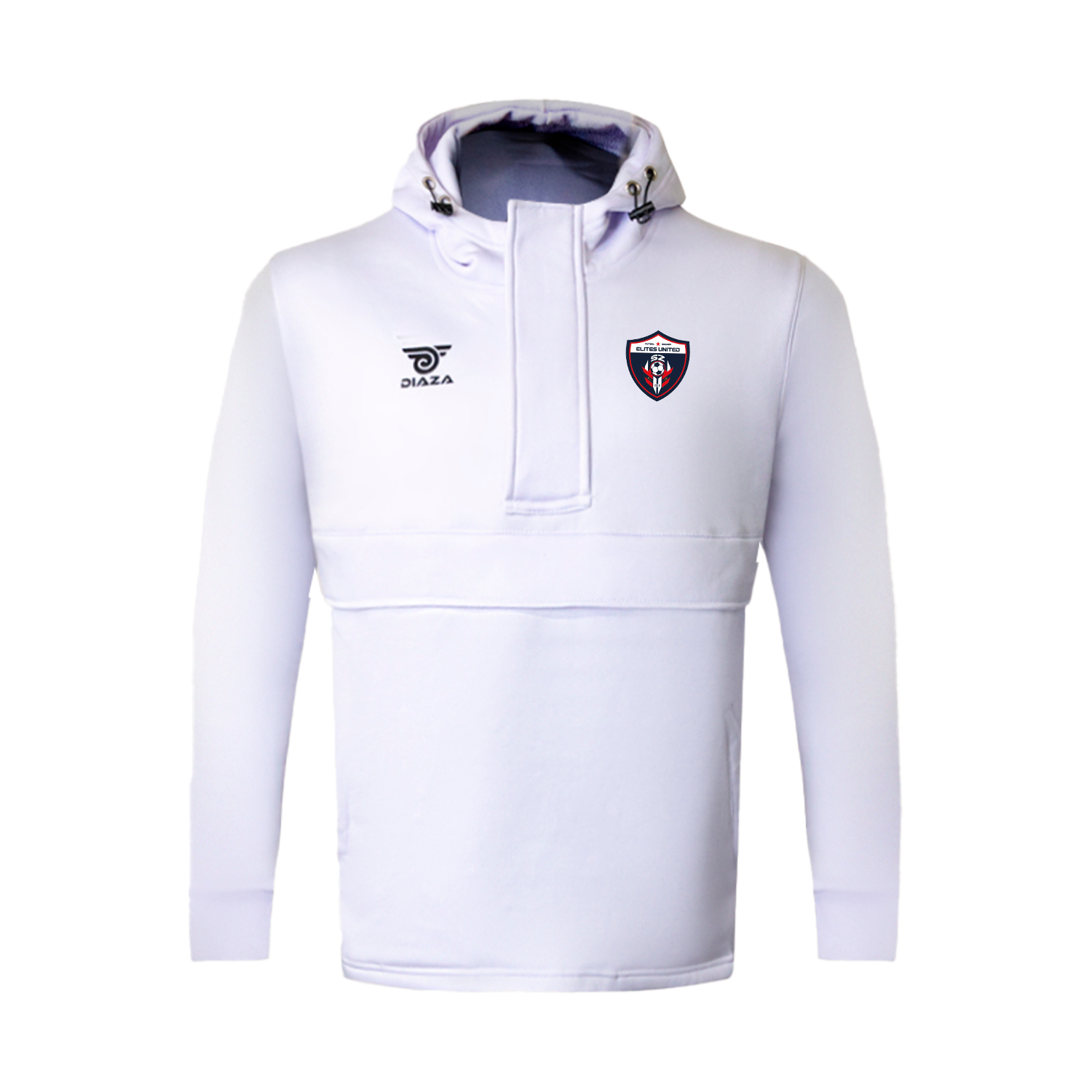 Elites United EL Blanco Hoodie - Premium Cotton Pullover for Men & Women | Trendy Streetwear & Casual Wear for Everyday Comfort