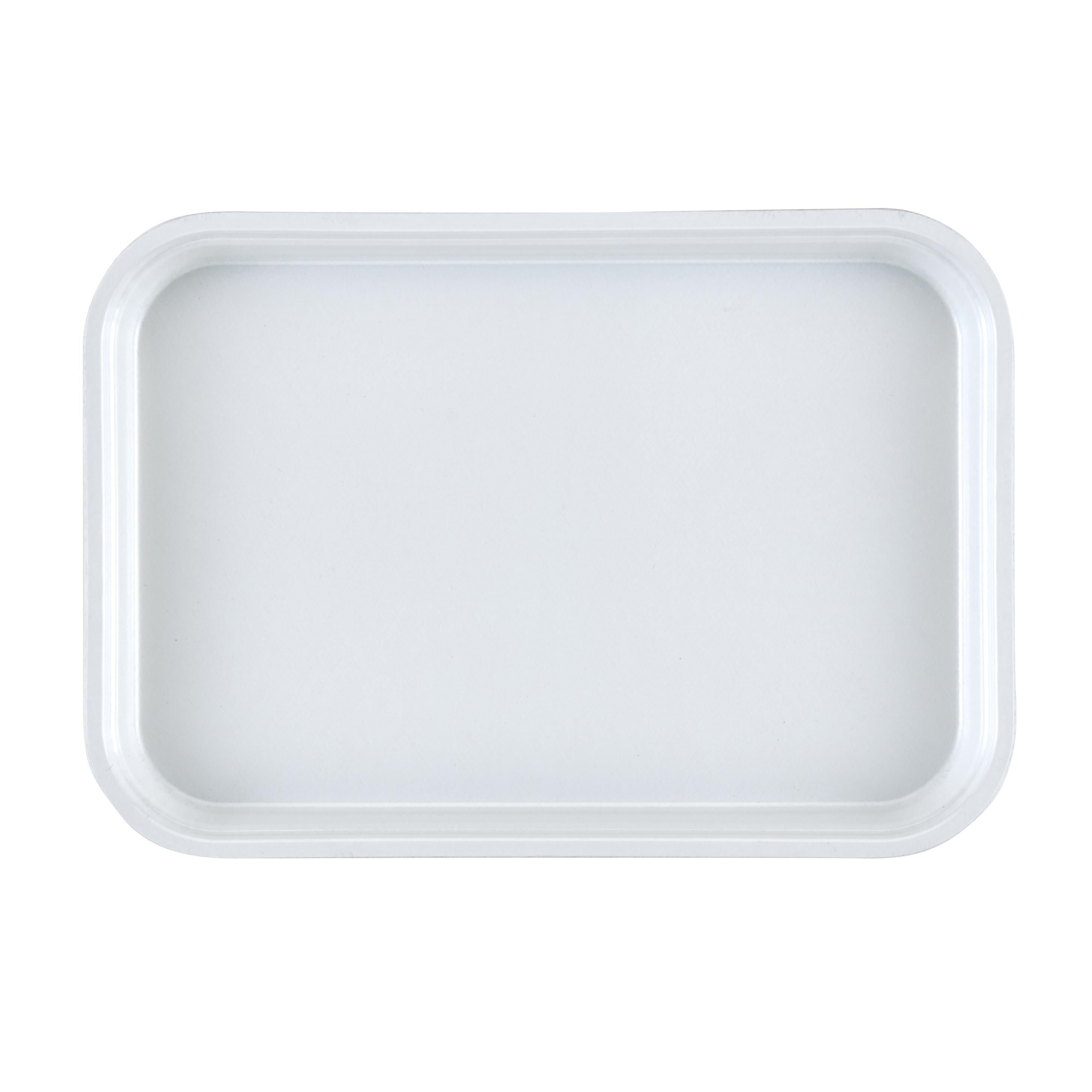 Cambro 13 x 9 Inch White Market Display Tray - 12 Pack (913MT148) - Perfect for Commercial Kitchens, Buffet Service & Food Display