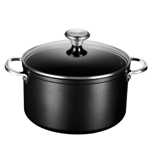 Premium 6.3 Qt Non-Stick Stockpot with Heavy Duty Construction - Perfect for Boiling, Stewing & Slow Cooking in Professional Kitchens & Home Use