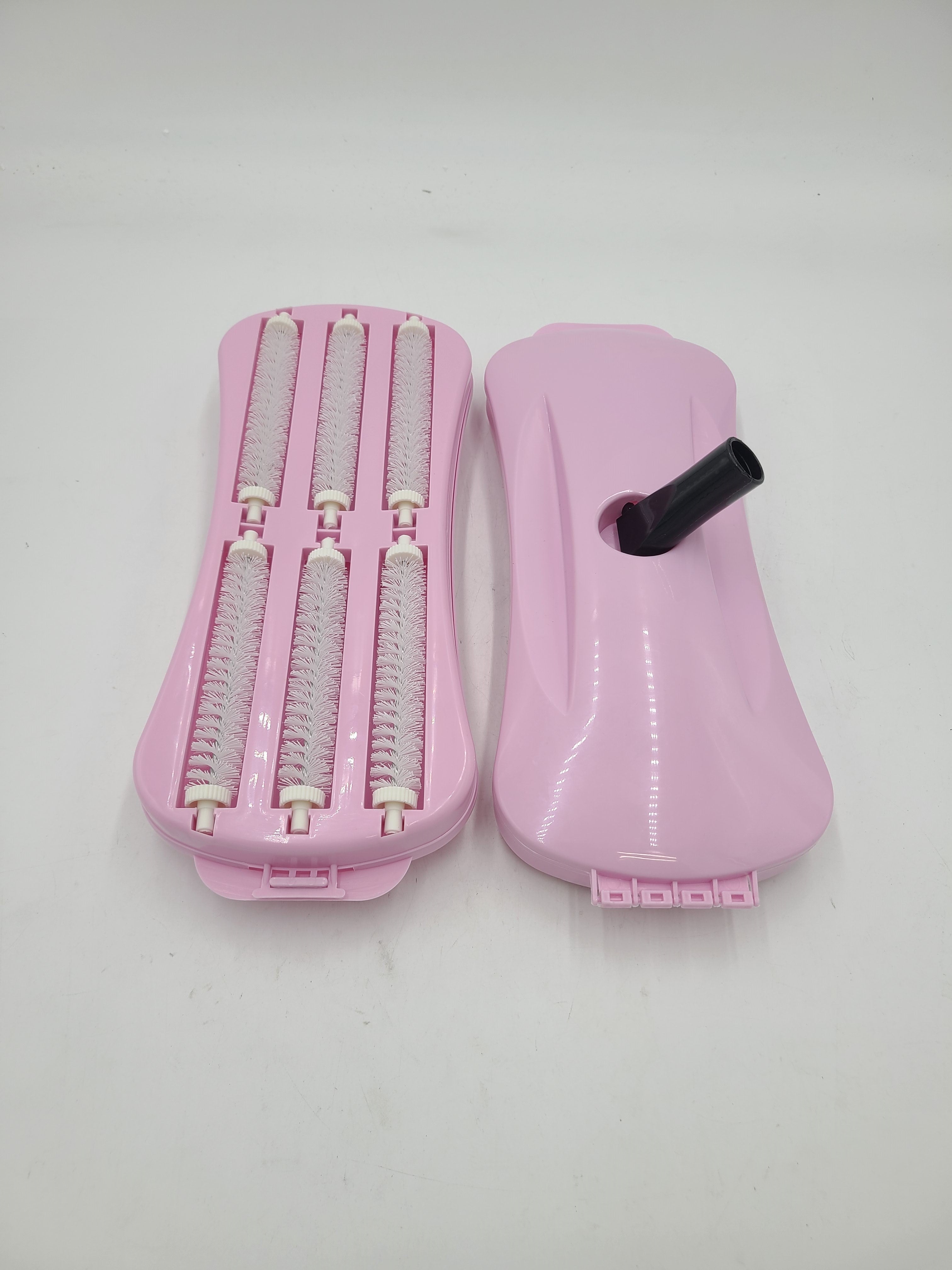 13x5 Inch Manual Floor Sweeper with 6 Replaceable Brushes - Perfect for Hardwood, Tile & Concrete Floors in Homes, Offices & Warehouses