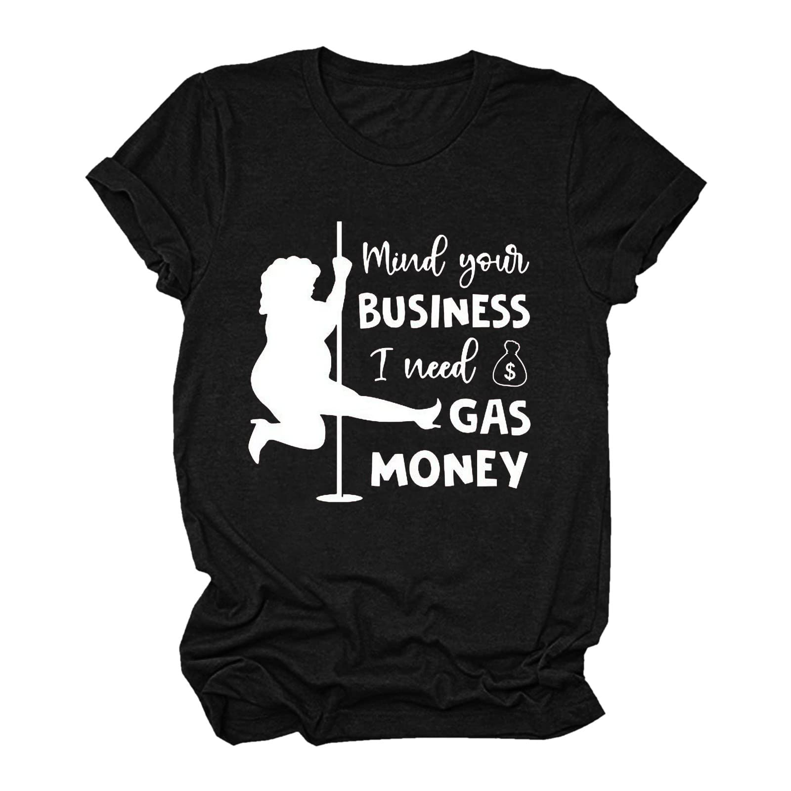 DGTVVR Women's Cotton T-Shirts - Soft Casual Short Sleeve Printed Blouse with Round Neck | Perfect for Autumn Fashion, Daily Wear & Layering Outfits