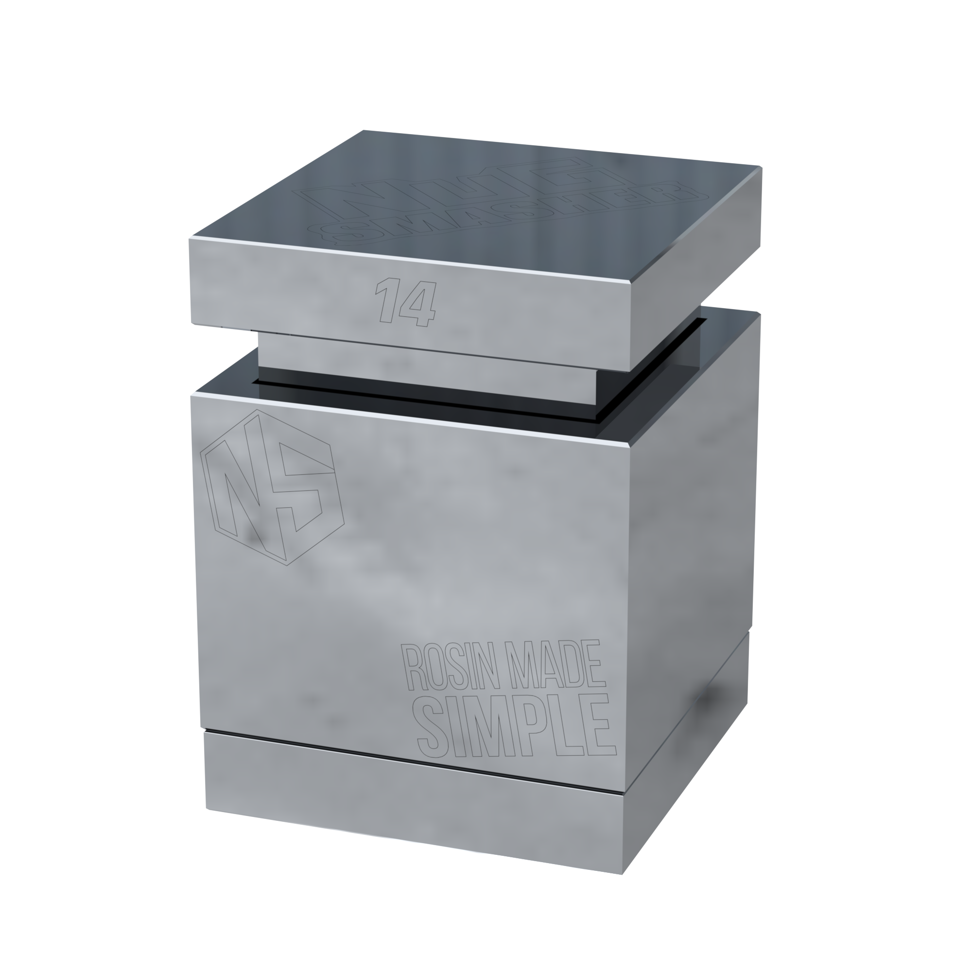 NugSmasher 14g Square Pro Pre Press Mold for Rosin - Perfect for DIY Rosin Pressing, Hash Making & Concentrate Extraction at Home