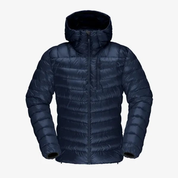 Norrona Lyngen Down850 Hood Jacket for Men - Lightweight Warm Winter Coat for Hiking, Skiing & Outdoor Adventures