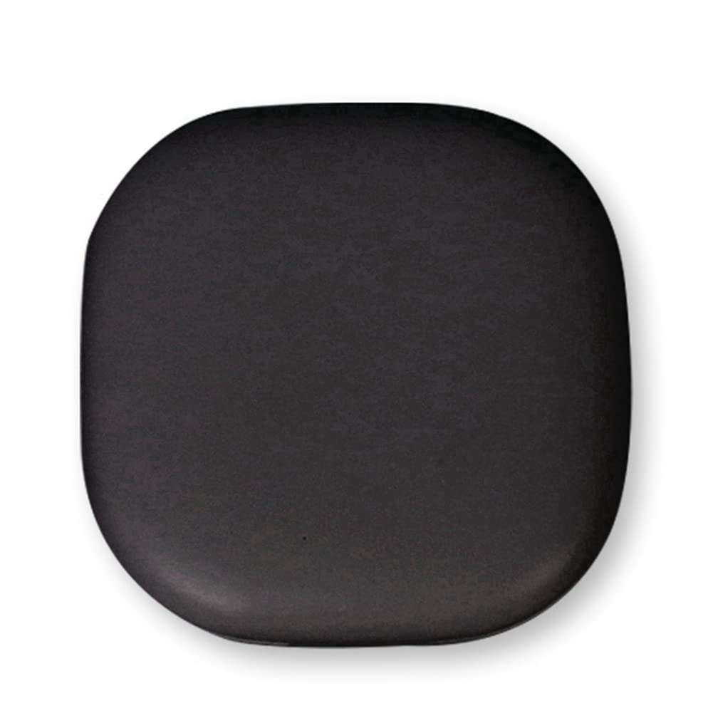 Booso Mini LED Makeup Mirror with Light - 5X Magnifying Double Sided Travel Cosmetic Mirror, Black | Portable Vanity Mirror for Home, Travel & Professional Makeup Application