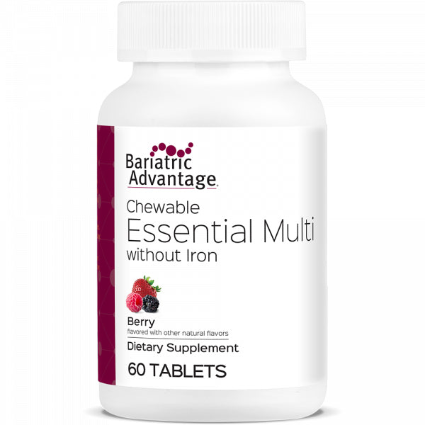 Bariatric Advantage Multivitamin Essential Chewables - Daily Nutrition Support for Bariatric Surgery Patients & Weight Management