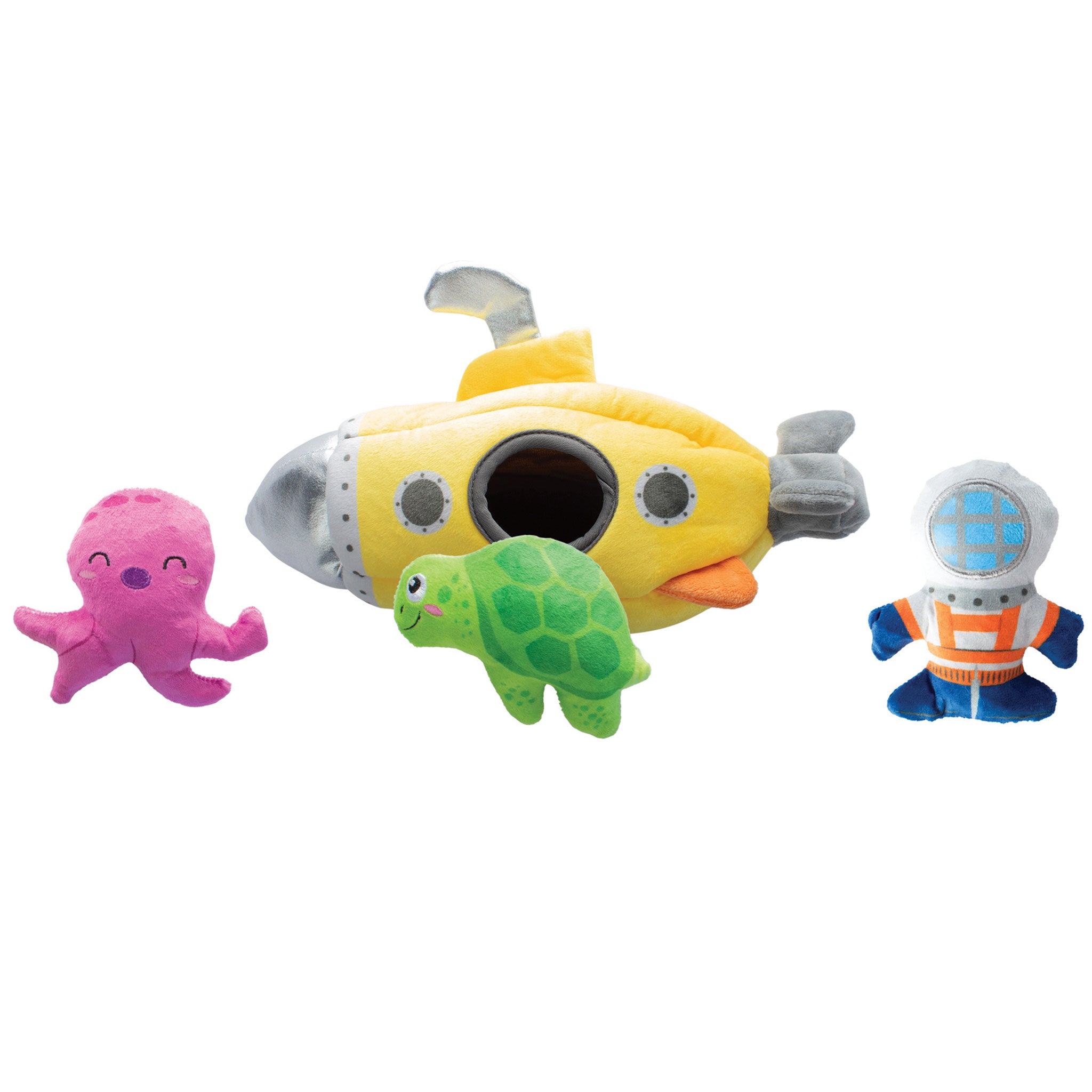 Fringe Into the Deep Burrow Interactive Dog Toys for Small & Large Dogs - Durable Chew Toys for Puppies & Adult Dogs, Perfect for Indoor & Outdoor Playtime