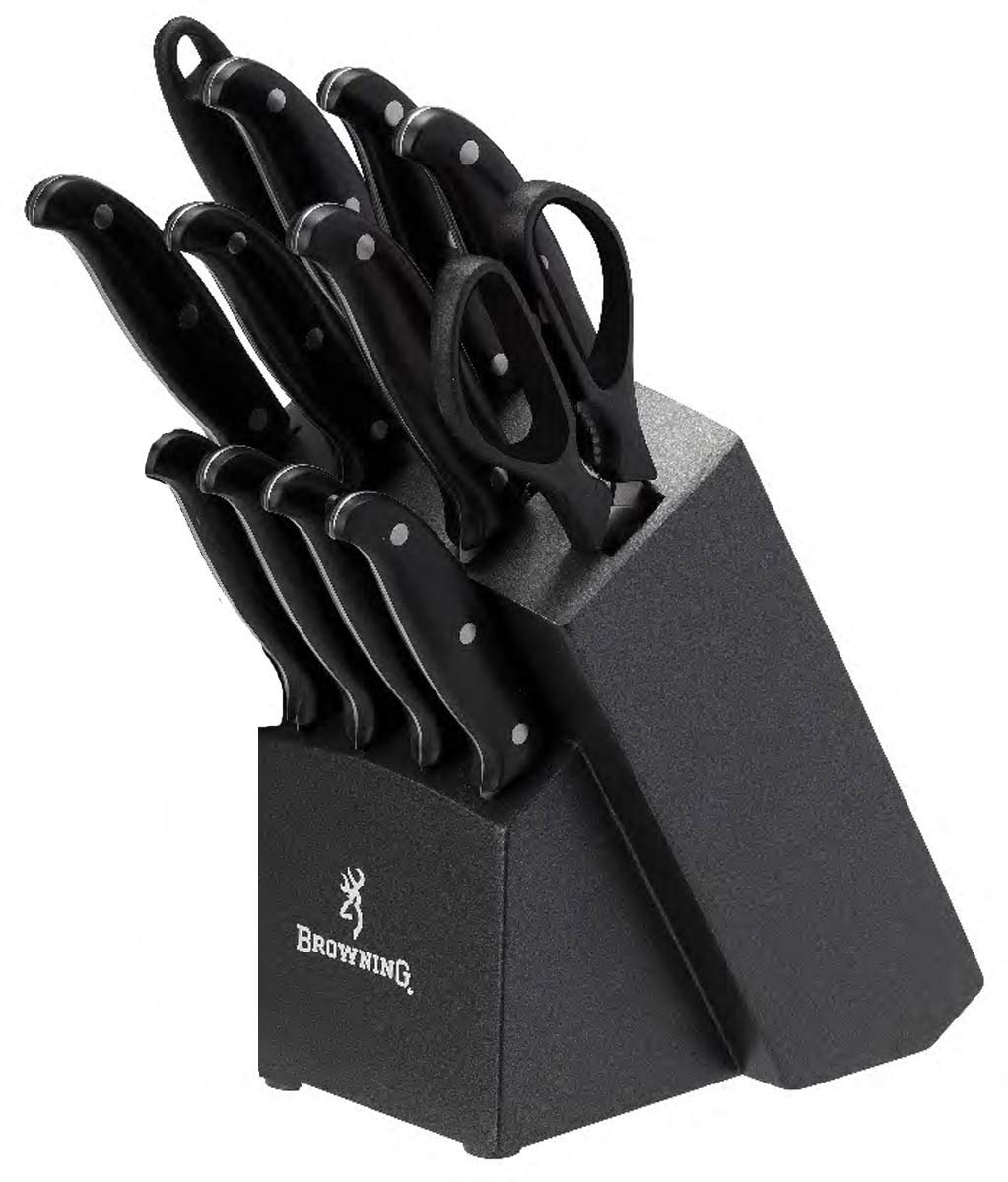 Premium Browning Kitchen Knife Set - High-Quality Stainless Steel Cutlery for Professional Chefs & Home Cooking | Perfect for Slicing, Dicing & Food Prep