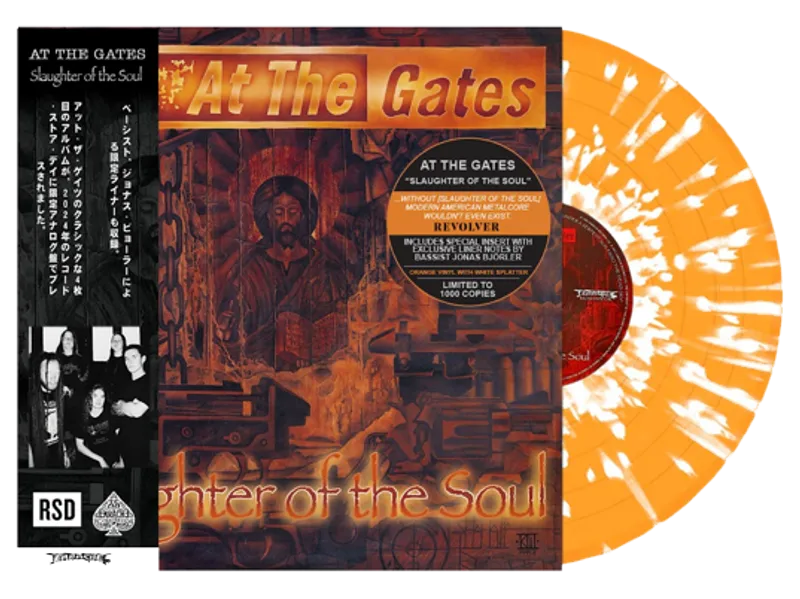 At The Gates - Slaughter of the Soul CD | Swedish Melodic Death Metal Album | Perfect for Headbanging & Metal Collection