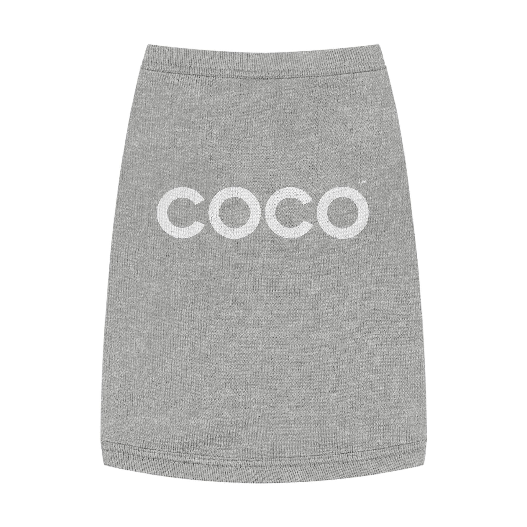 COCO Dog Tank Top for Small & Medium Dogs - Breathable Summer Pet Shirt for Outdoor Walks & Playtime